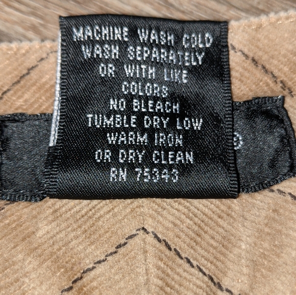 WILLISMITH WOMEN'S WIDE LEG CORDUROY PIN STRIPED PANT SIZE 8 - Picture 4 of 4